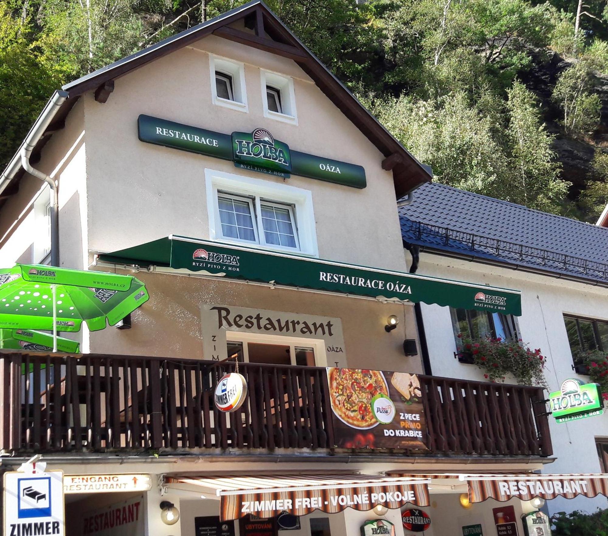 Restaurace a Penzion Oáza Hřensko Exterior foto